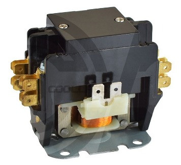 نمای جزئیات پایهها و ترمینال کنتاکتور کولر گازی 2 پل 30A