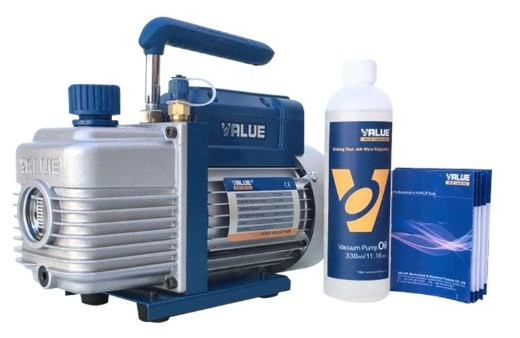 نمای جزئیات بدنه و اتصالات وکیوم پمپ VALUE VE115N