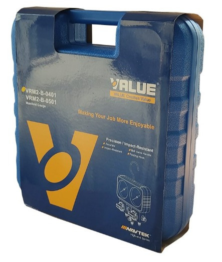 بستهبندی و نمای زاویه دیگر گیج دوقلوی ولیو VRM2-B0401