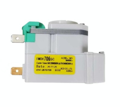 تایمر دیفراست TMDE706SC نمای جانبی و محل اتصالات مخصوص یخچال و فریزر