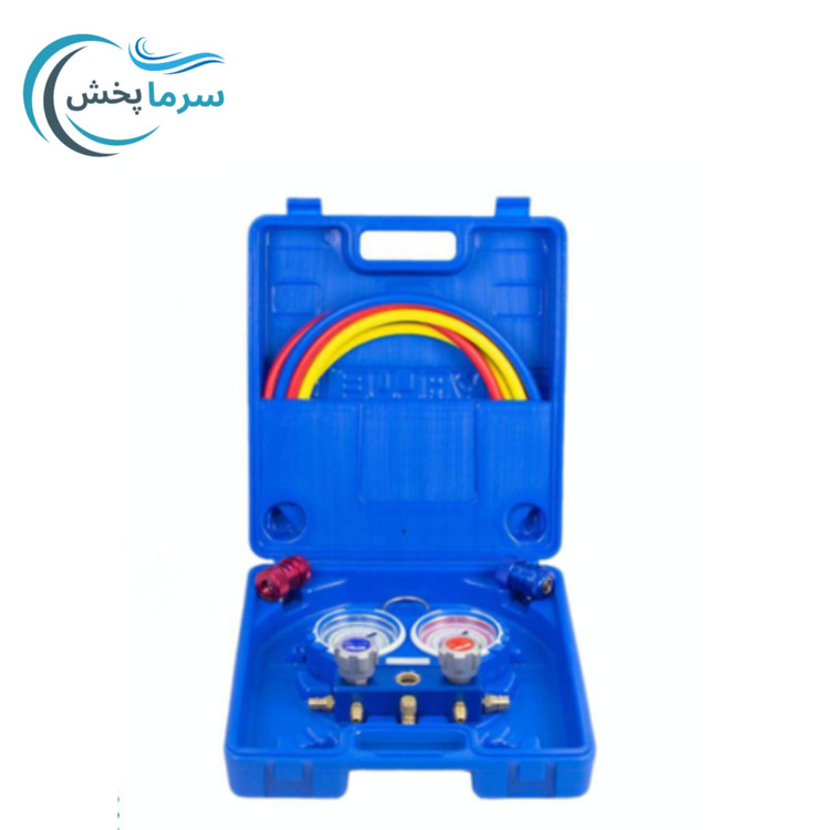 گیج منیفولد دوقلو ولوو مدل VMG-2-R134A-B