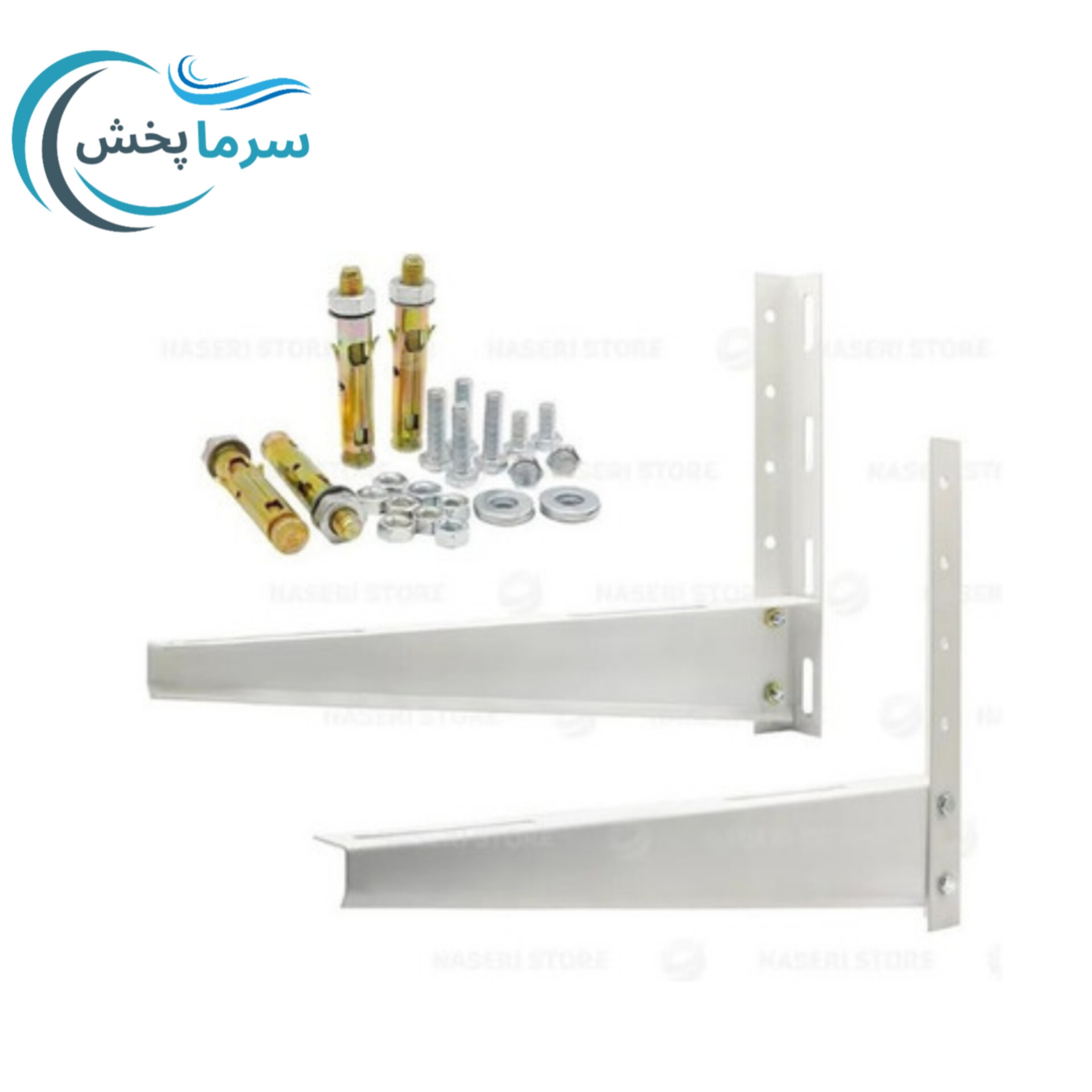 پایه دیواری کولر گازی 45 سانتی اصفهان/ براکت فلزی اسپیلیت مقاوم/ پایه نصب کندانسور