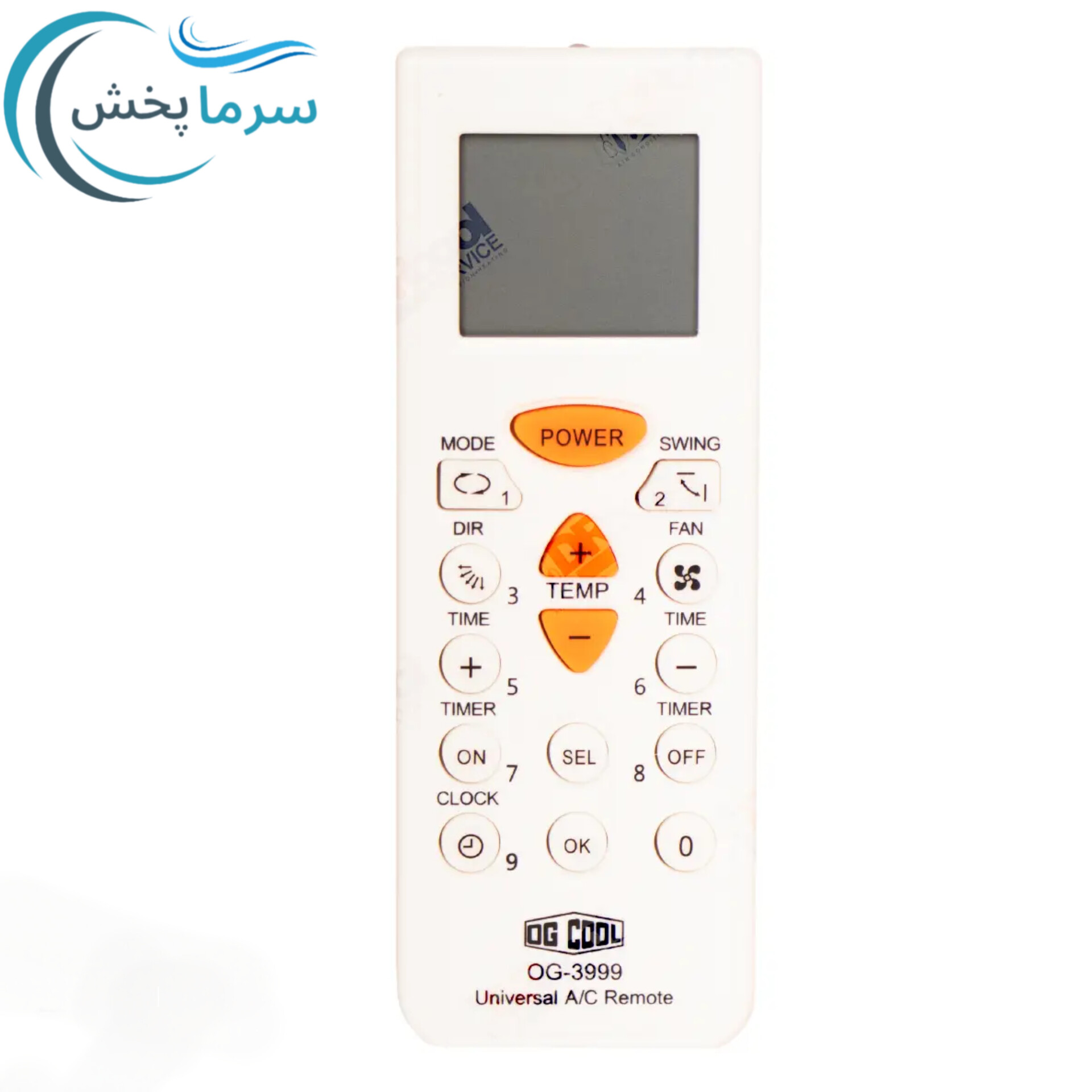 ریموت کنترل کولر گازی مدل OG-3999
