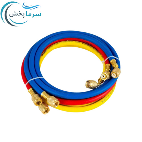 شیلنگ شارژ گاز 150 سانتی متری ولئو R22 (بسته3عددی)